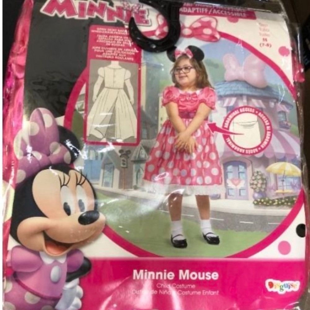 Pink Minnie Mouse costume